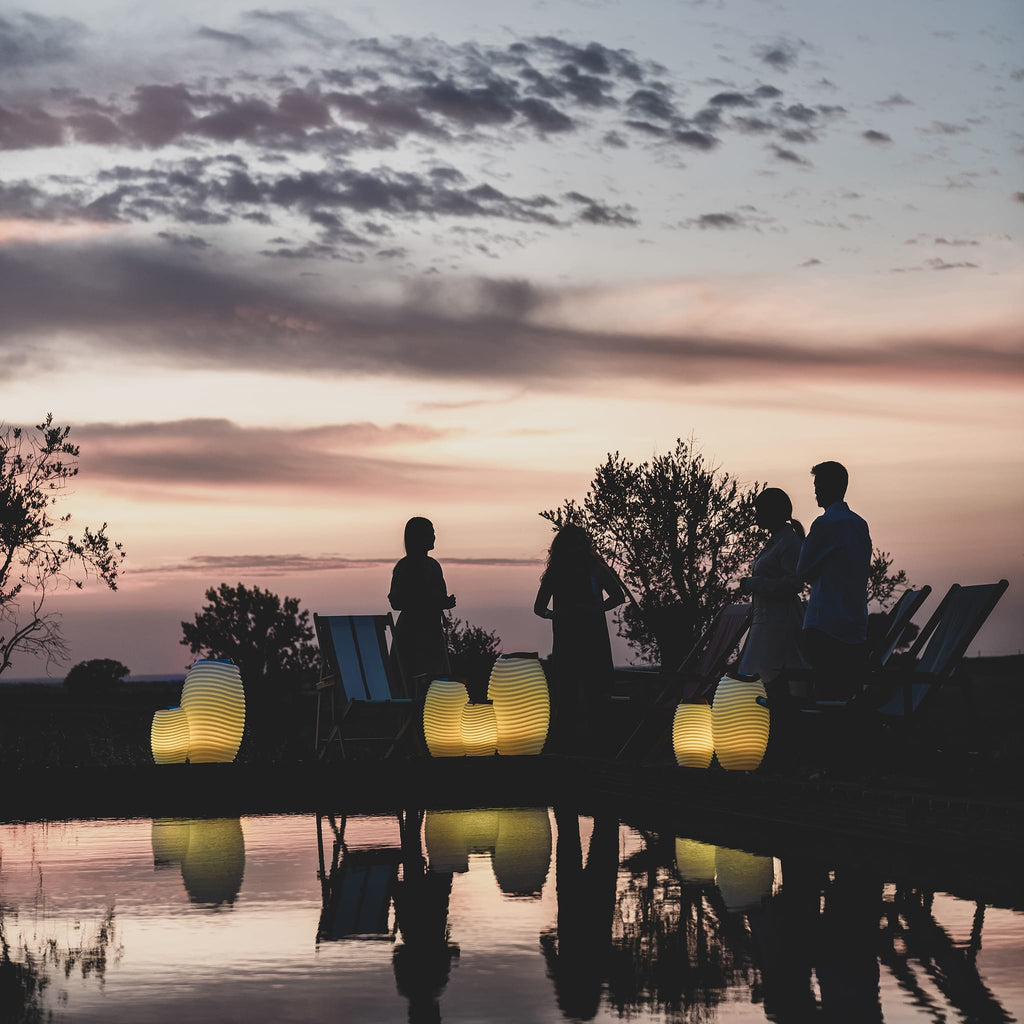 Indoor Outdoor Lighting Bluetooth speaker Design LED Lamp and Cooler