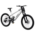 Rundeer Prince 20 inch kids electric bike in White