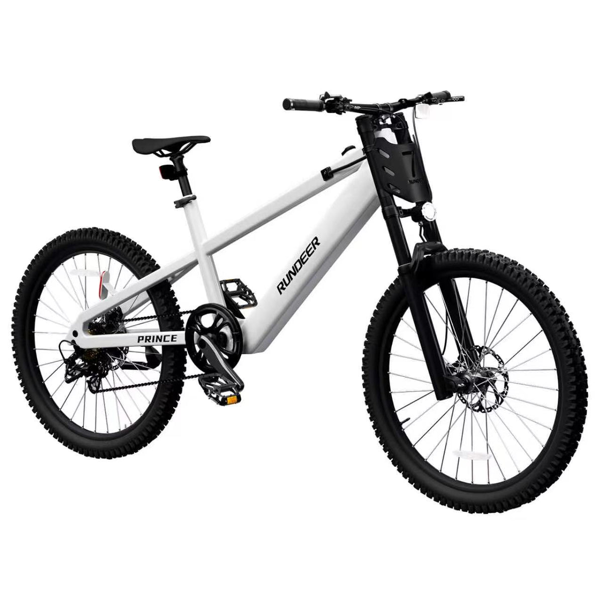 Rundeer Prince 20" Kids Electric Bike for Ages 7+ with 50km Range