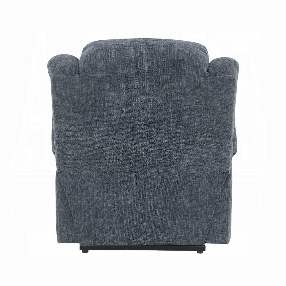 Power Recliner with Lift Heating and Massage Blue