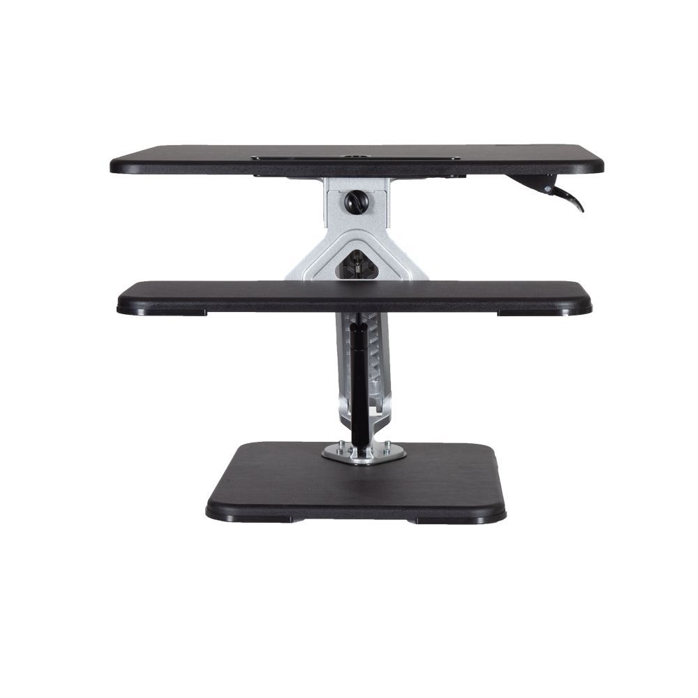 32” Lift Sit Stand Height Adjustable Desktop Converter - Black