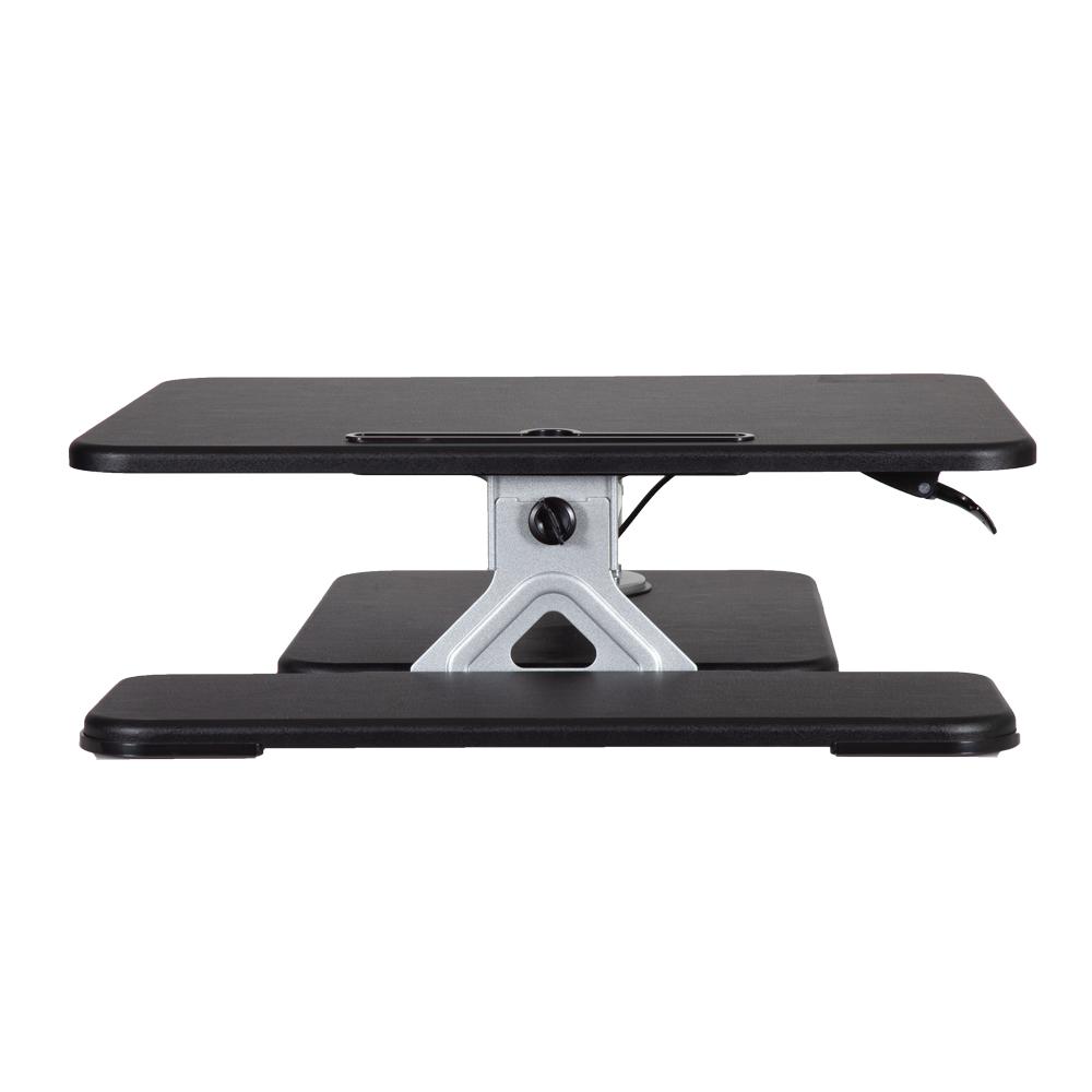 32” Lift Sit Stand Height Adjustable Desktop Converter - Black