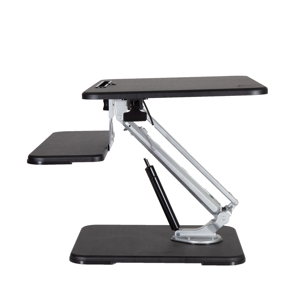 32” Lift Sit Stand Height Adjustable Desktop Converter - Black