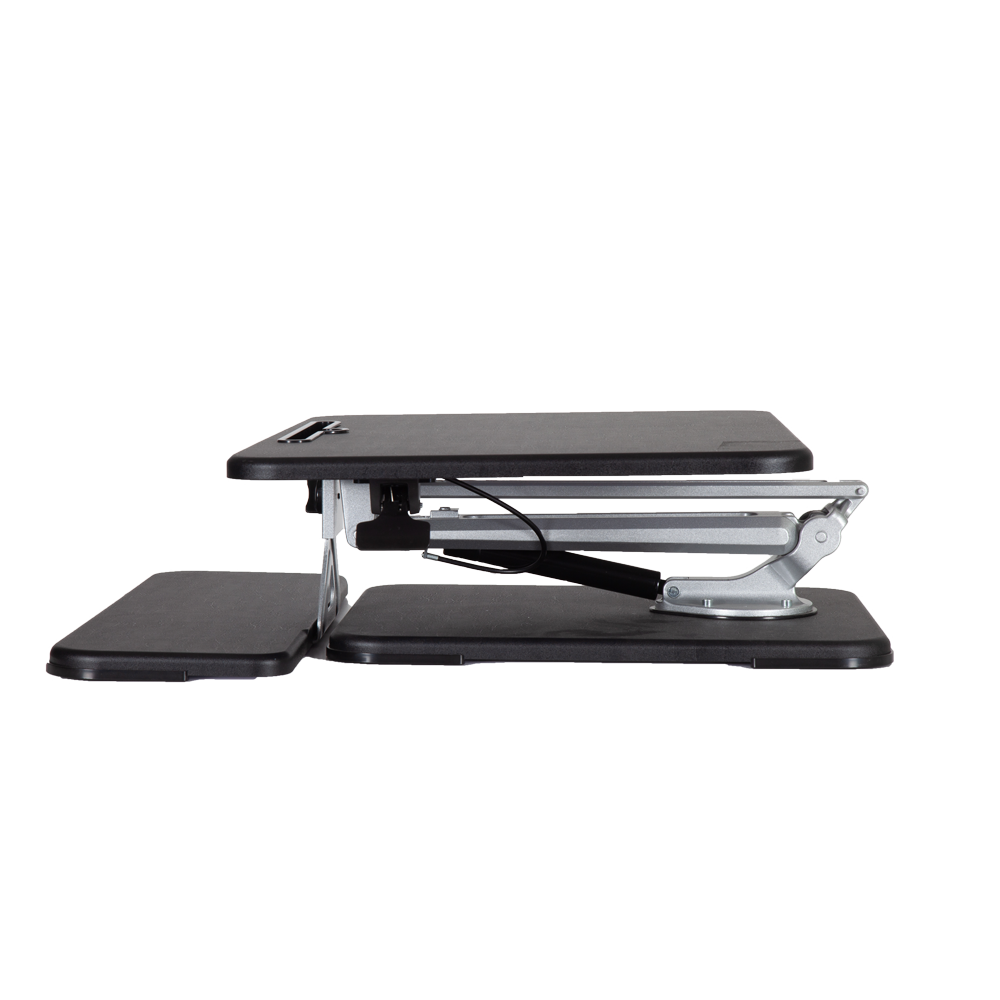 32” Lift Sit Stand Height Adjustable Desktop Converter - Black